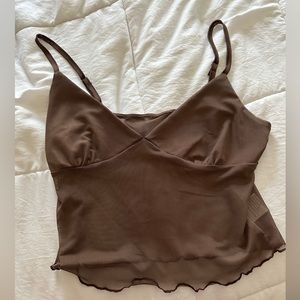 Going out mesh top size medium